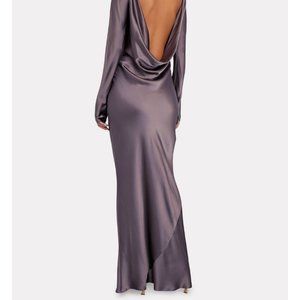 KES Reef Draped Open-Back Maxi Dress